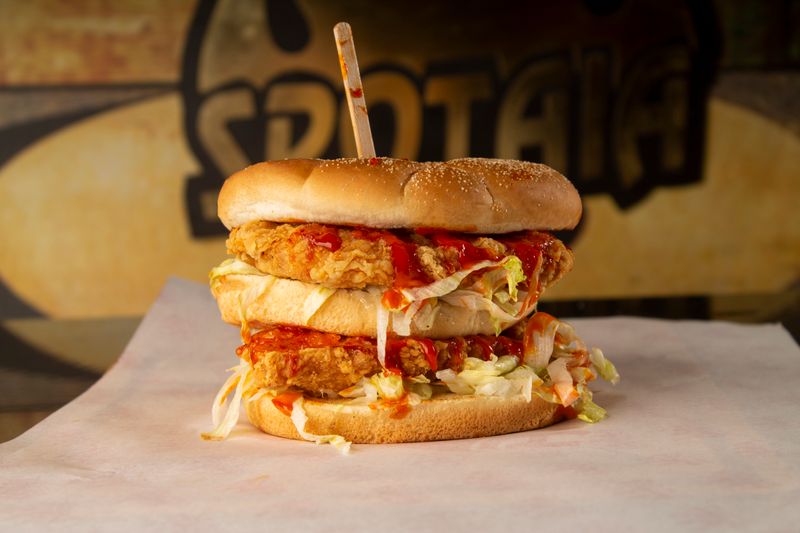 Classic Buffalo Wings with tangy hot sauce