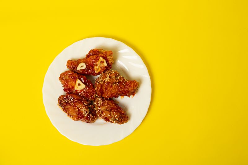 Honey Gold Wings with sweet honey glaze